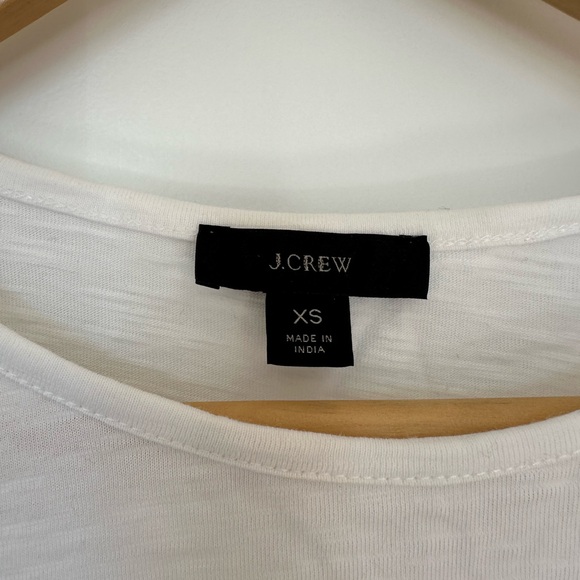 J.Crew Eyelet Lace Sleeve T-Shirt - Picture 6 of 9